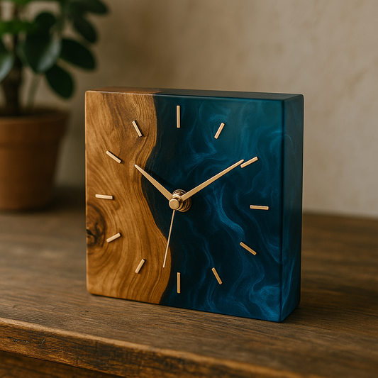 レジン置き時計(アナログ)